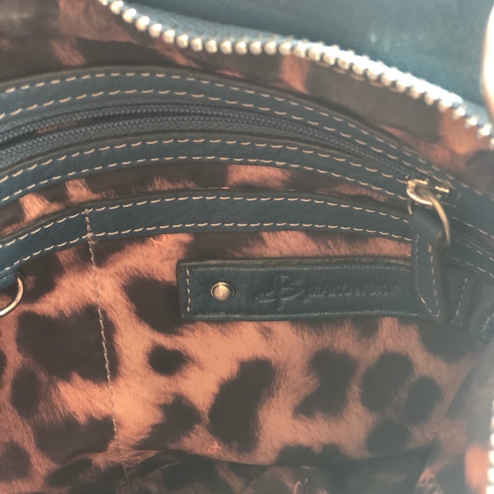 B Makowsky - Teal Crossbody - Picture 5 of 8